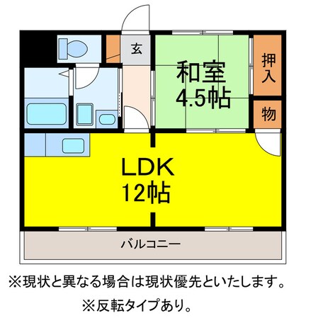 ユトリロ曙の物件間取画像